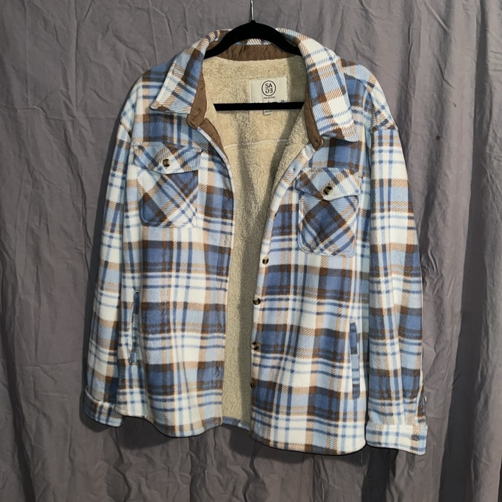**REDUCED*** SAGE FULLY LINED JACKET TOP